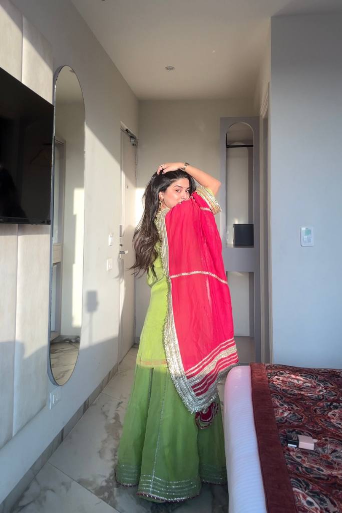 Rashmi-TD Faux Blooming Designer Sarara Suit - Image 5