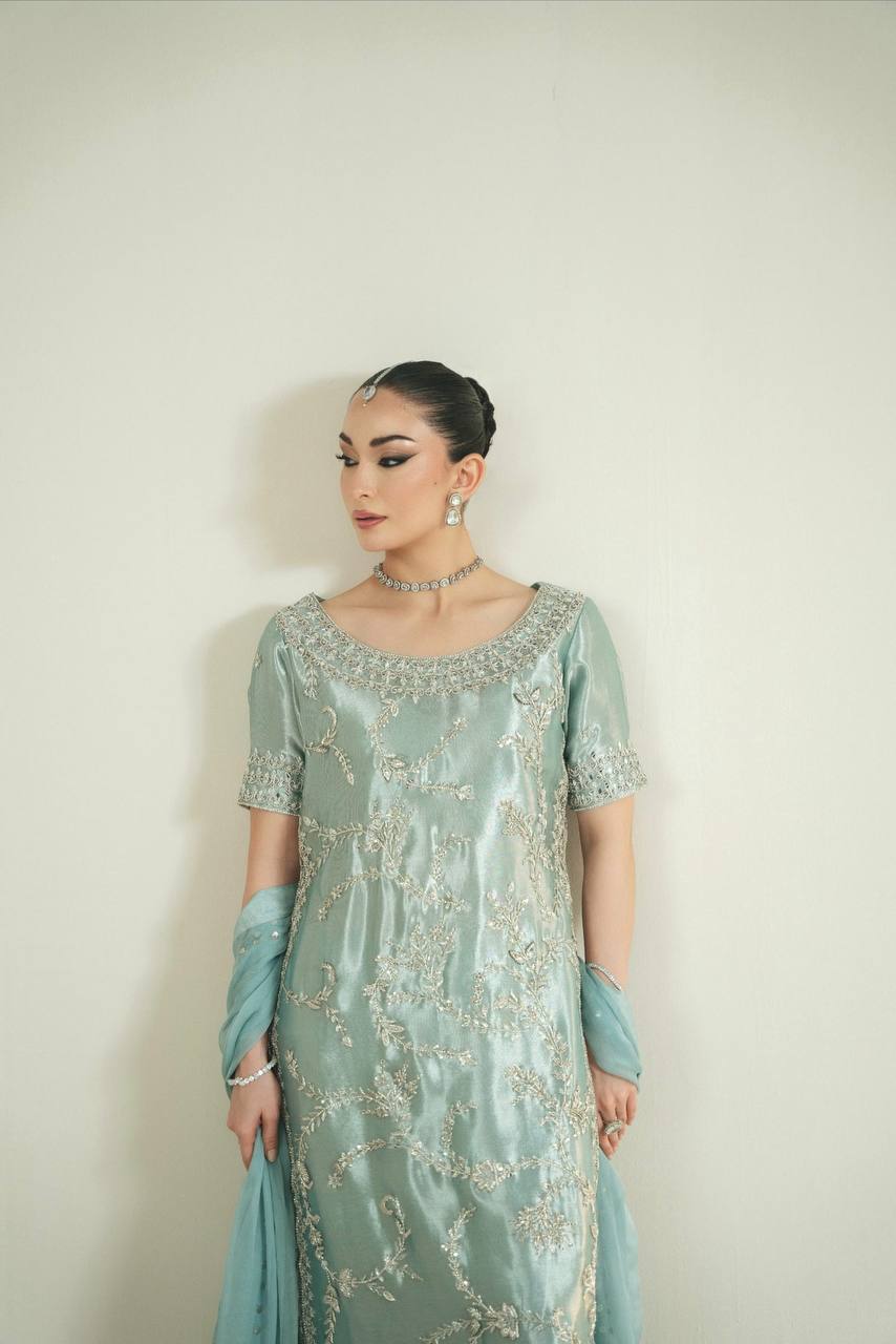 Sneha-HK Pure GYM Silk Fancy Design Top-Plazzo Set - Image 3